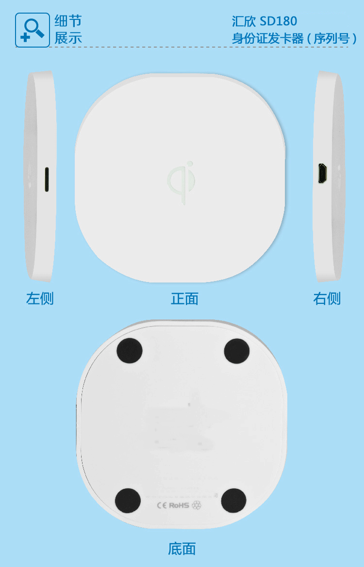 匯欣SD180身份證讀卡器,二代證發卡器,身份證發卡器,采用USB通訊,超級薄 匯欣SD180身份證讀卡器,二代證發卡器,身份證發卡器,采用USB通訊,超級薄
